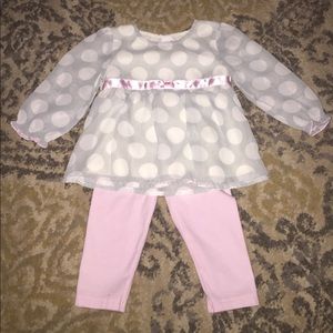 Gently worn 12 month 2 piece set.